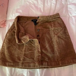 A Forever 21 button up skirt